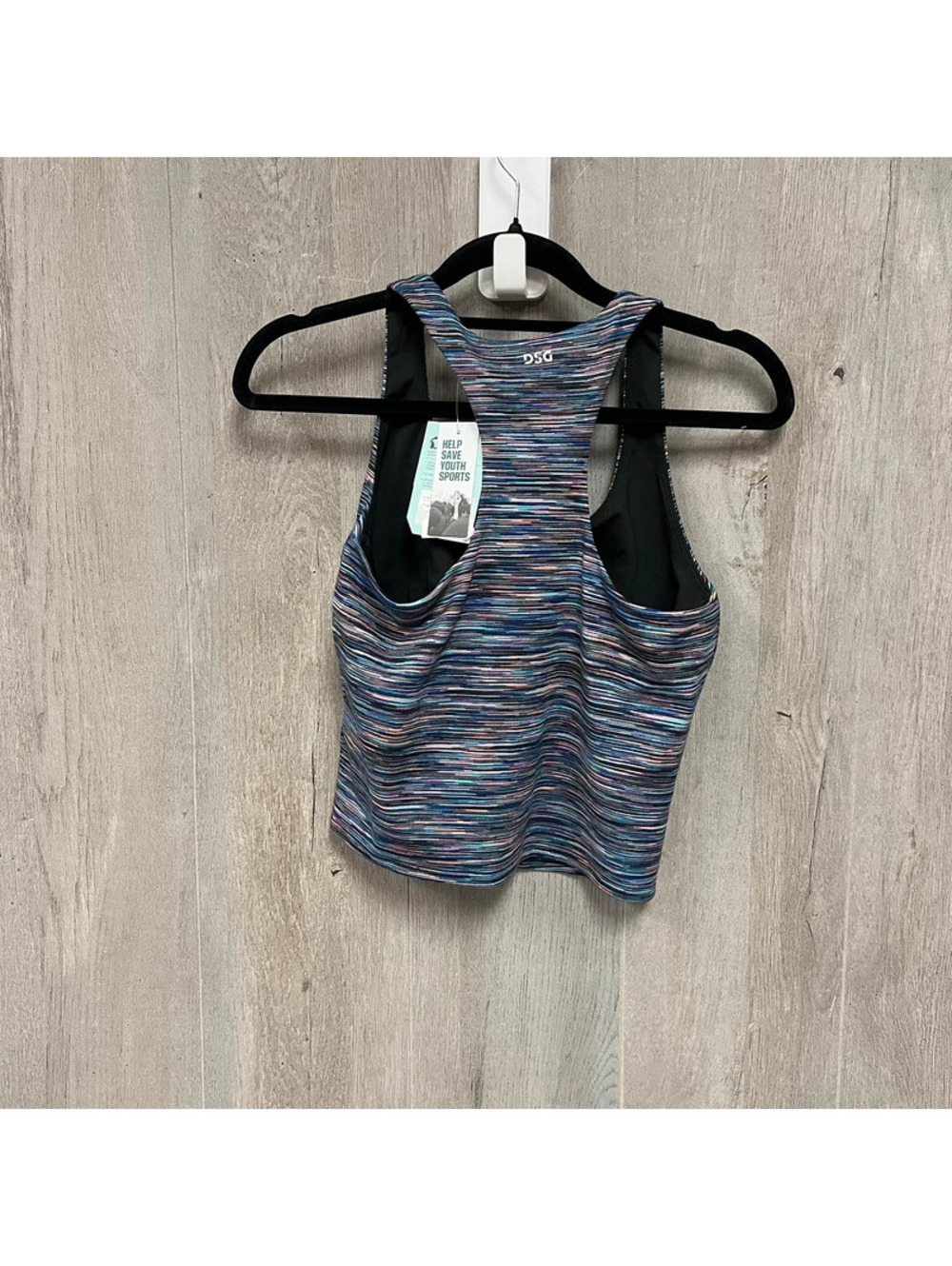 DSG Multicolor Racerback Sports Bra Size S - Picture 2 of 3